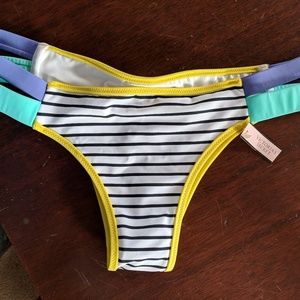 Victoria secret bottoms happy stripe